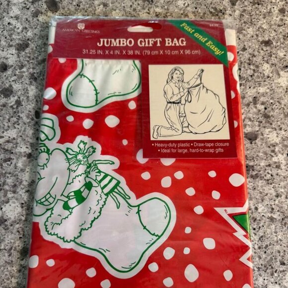 Vintage Rugrats American Greetings Jumbo New In Package Gift Bag-31.25 x 4 x 38 - Picture 1 of 6
